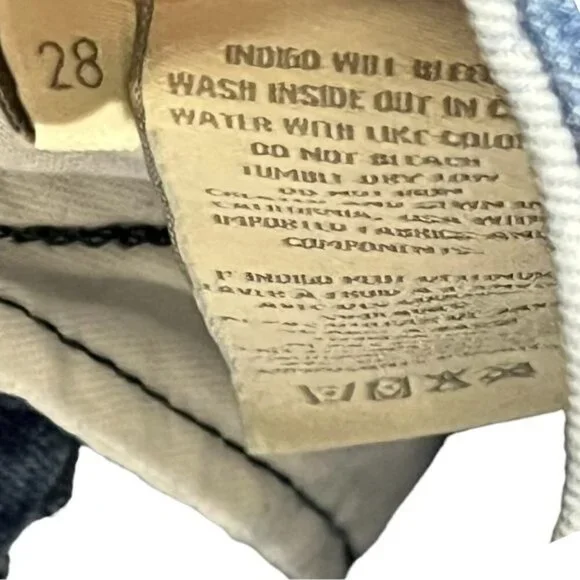 J Brand Blue Selena Cropped Flare Jeans Size 28 - Picture 9 of 12